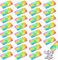 Shinybox Radiergummi Kinder, 30 Stücke Kinder Radierer Weich Radierer, Mini-Radiergummi, 2B Radiergummi, Kinder Mitgebsel Geschenk Spielzeug für Schulen Skizzen Büro Zeichen