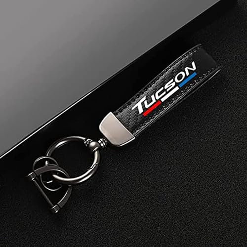 ANNAKK Auto-Logo Schlüsselanhänger, für Hyundai Tucson Sonata Solaris 2021 2020 2019 mit Logo Autoschlüsselbund Ersetzen Zubehör für Unisex Familie Geschenk,A