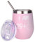 BOKALAKA 30. Geburtstag Frauen, 30. Geburtstagsgeschenk FüR Frauen, Edelstahl Weinbecher Geschenke 30 Geburtstag Frau, Birthday Gift (Rosa, 350ml)