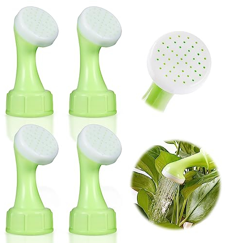 Watering Top, Bottle Top Sprinkle DIY Small Watering Can Plastic Plant Waterers Plastic Bottles Sprinkler Head, Watering Bottle Tops Seedlings Top Nozzle Sprinkler Head for Flower Grass (Green)