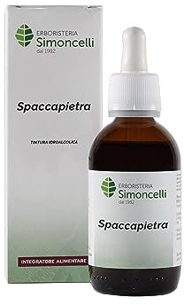 Tintura Madre di Spaccapietra 50ml - Erboristeria Simoncelli - Integratore Naturale per la Funzionalità delle Vie Urinarie e Drenaggio dei Liquidi - Alta Qualità e Sicurezza