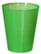 VASO COLORBERT - Bebida Refrescante con Estilo. 500 ml de Capacidad en Material PP Resistente y Flexible. Reutilizable y en Colores Translúcidos para un Toque de Modernidad. (Lote 50 ud). (Verde)