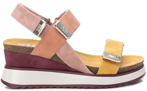 XTI - Sandalia Mujer Lila - Calzado Cómodo y Versátil - Moda casual - Modelo 14282202 (Talla 35)