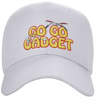 QFLLQLFF Go Go Gadget Inspector Gadget 1980s y 1990s Gorra Gorra de béisbol Snap Back Hat Hat Man The Sun Woman Hat Men's