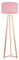 ValueLights | Natural Wood Tripod Floor Lamp with Blush Pink Fabric Drum Lampshade Living Room Light | Floor Lamps, Home Décor & Improvement Essential
