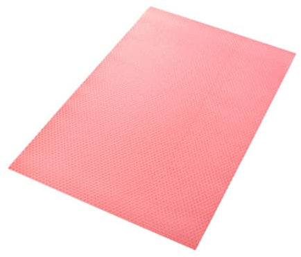 PRETYZOOM Refrigerator Pads Set of 4 Pink Freezer Mat Fridge Freezer Liners Fridge Shelf Liner Mats