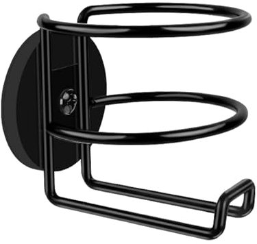 Magnetischer Getränkehalter, Edelstahl Getränkehalter Auto, Wandhalterung Auto Getränkehalter für Kühlschrank, Mäher, Laufband, für Aschenbecher, Kaffeebecher und Getränkedose - Schwarz