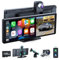 Audio Portatile Per Auto, 10.26 Schermo Carplay,car play per auto android con doppia telecamera anteriore + posteriore 4K 1080P, riproduzione car play wireless con Mirror Link/S-iri/AUX/64G TF