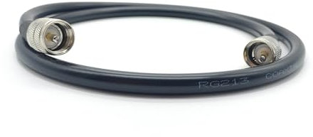 Jetfon Cavo di prolunga coassiale RG213 da 100 cm. - Con 2 connettori PL-259