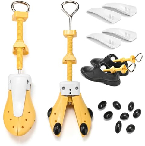 Skospännare, skostretch, 1 par skoblock 4-vägs stretch, hallux skosträckare, skor fortsätter, skosträckare böjskydd, höga klackar pomps skobreddare, stövelspännare ridstövlar