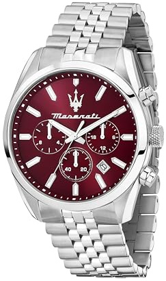 Maserati Herrenuhr, Uhrzeit, Datum, Analog, 43 mm, ATTRAZIONE Kollektion, Herrengeschenk