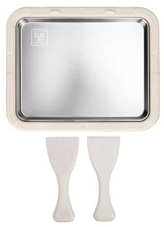 Oreilet Rolled Ice Cream Maker, Yoghurt Plate Ice Cream Maker Machine, Soft Serve Slushies Gelato Pan and Roll, for Home DIY Ice Yogurt Sorbet