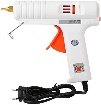 GAESHOW Pistola per colla a caldo, 110 W, temperatura regolabile, pistola per colla a caldo, per fai da te, artigianato e riparazioni rapide