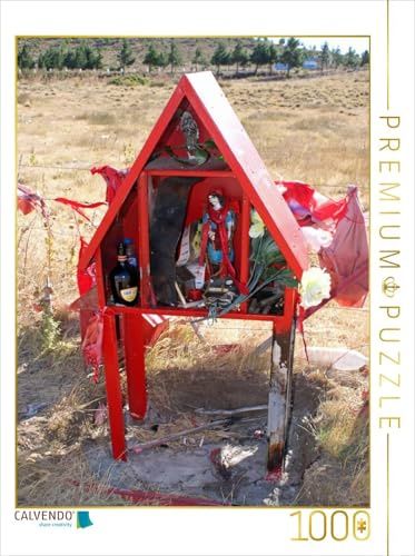 CALVENDO Puzzle Straßenaltar in Patagonien | 1000 Teile Lege-Größe 48 x 64 cm Foto-Puzzle für glückliche Stunden