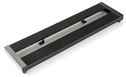 Fame Pedalboard Mini, Board aus pulverbeschichtetem Aluminium mit 2 Streben für 4 Effektpedale, Gigbag mit Zubehörfach, Spaceboard 50 S