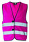 KORNTEX Warnweste mit Klettverschluss Dortmund - Sicherheitsweste Pannenweste – EN 17353 zertifiziert, 360° Reflexstreifen, 5XL, magenta, stark reflektierend für beste Sichtbarkeit, Unisex
