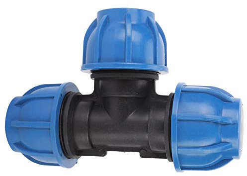 32 mm T-Stück Zubehör Rohre Anschlussstücke Sanitär Rohre für PE-Kunststoff-Wasserrohrverschraubungen für Rohrverbindungs-Installationszubehör