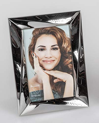 formano Fotorahmen, Bilderrahmen Triangle für Fotoformat 10x15cm Silber