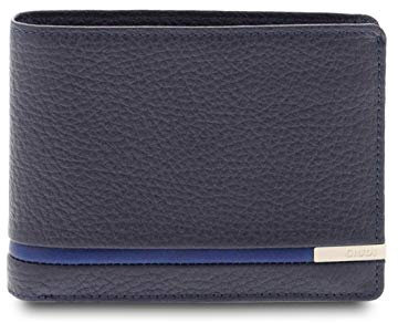 GIUDI ® - Geldbörse für Herren, Linie Mendes, echtes Leder, Kalbsleder, Kartenfach, Münzfach.