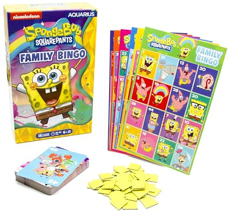 AQUARIUS Familien-Bingo-Tischspiel Spongebob