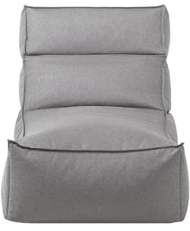 Blomus Outdoor Lounger -Stay- Relaxliege für Balkon, Garten, wasserabweisend 80 x 150 cm (Stone)