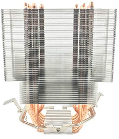 BRICOLAJE Asamblea del radiador Sin ventilador CPU Radiador 12Cm Fan 6 Copper Heat Pipe sin ventilador de refrigeración del radiador Apto for LGA 1150/1151/1155/1156/1366/775/2011 ( Color : Silver )