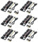 MZHOU PCIe Riser-Adapterkarte, PCI-E Riser 1X bis 16X Grafikerweiterung für Aleo 3.0 Ethereum ETH Bitcoin Mining Geräte, Digitale Cryptocurrency Mining Rig(6 Stück)
