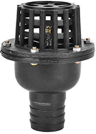 Clapet Anti Retour PVC Plat à Basse Pression pour Pompe à Eau avec Conception Professionnelle et Pratique 1.5/2/2.5/3/4 - Noire (1.5)