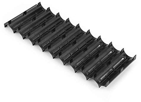 Battery Spacer Holders, 10Pcs 18650 Battery Holder Brackets, ABS Resin Lithium Battery Spacer Protecting Holder Cylindrical Cell Storage Brackets with Convenient to Use for Batteries
