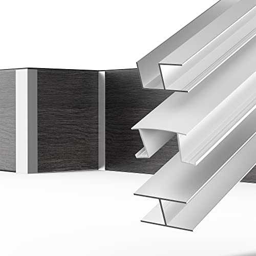 Prima Renovierungs-Systeme Sockelverbinder für 19mm Sockelblenden | Ideal für Küchen Sockelblende (200 mm - H-Profil, Weiß)