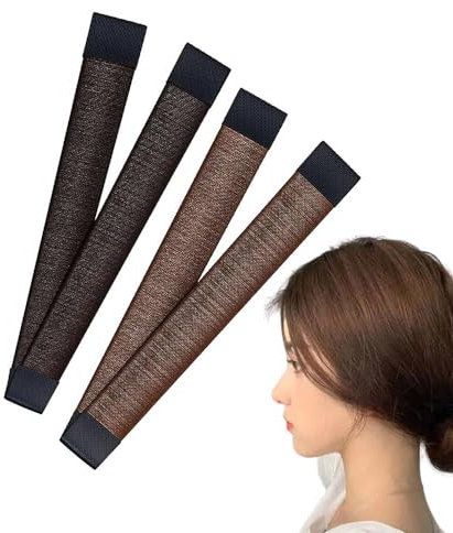 YLUFAC Accesorios de Peinado, 2PCS Accesorios Pelo Mujer,Gomas DIY Moño Donas Set de Diseño de Cabello, Magic Hair Bun Maker Accesorios para Mujeres Niñas Hacer Moños Pelo Pelo Largo