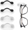 Magnetischer Brillenhalter, 4 Stück, Ausweis- und Namensschild-Halter mit Magnetstift, Lesebrillenhalter, Namensschild, Sicherheitsbrille, Brosche für Damen und Herren