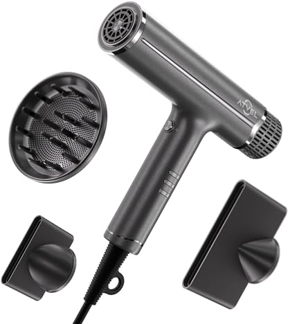 Atvel Haartrockner Atvel AirJet HD6 – Leistungsstarker Ionen Profi Föhn mit Stylingdüse, 4 Hitze- & 3 Geschwindigkeitsstufen für professionelles Styling, leichter Reisehaartrockner mit Kaltstufe