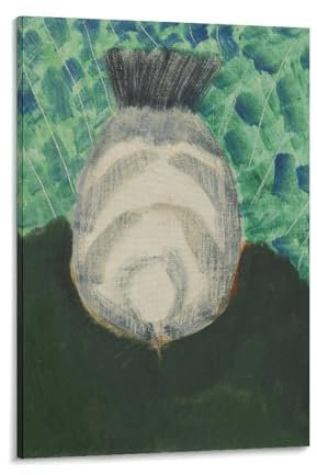 KOOHTAA Milton Avery Pecking Pigeon. Kunstposter, Gemälde, Leinwand, Wandkunst, Poster, dekorativ, moderner Druck, Bild, Kunstwerke, Poster, 50 x 75 cm