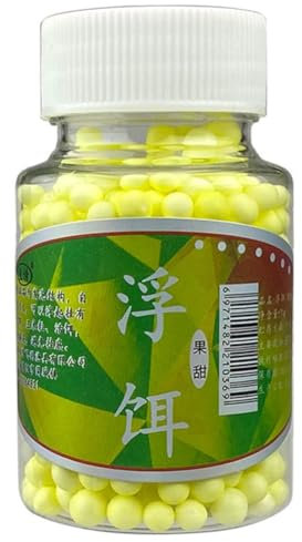 JUCHRZEY 170 Stück Schaumstoff-Posen, künstliche Kugelperlen, ultraleichte -Bohnen, Angelköder, Schaum-Posen for Karpfenangeln