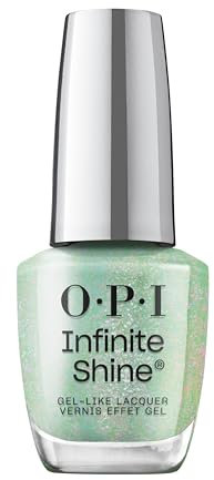 OPI Infinite Shine Nail Polish OPI'm Dreaming Collection - Teals Familiar – Nagellack Grün Glitzer - Gel Nagellack ohne UV Lampe (15ml)