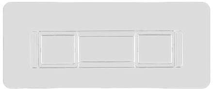 HAOHIZE Shower Caddy Adhesive Replacement, 6PCS Adhesive Hooks Shower Adhesive Strips Resin Patch Clip Rack for Bathroom Tissue Box Corner Shelf Soap Basket Toothbrush Holder