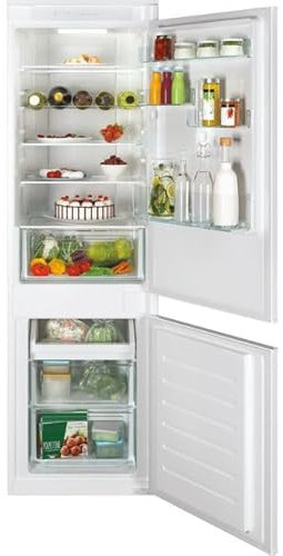Baumatic Integrated 70/30 Frost Free Fridge Freezer with Sliding Door Fixing Kit - White - E Rated