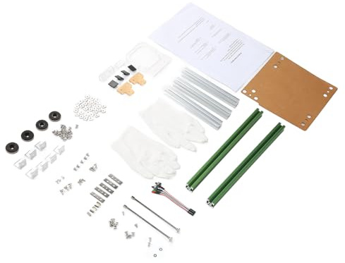 CHICIRIS ITX Computer Open Case Bracket Effiziente Wärme -Dissipation Split Hardware -Struktur Aluminiumlegierung DIY Bare Frame für Gaming Setup (grünes Silber)