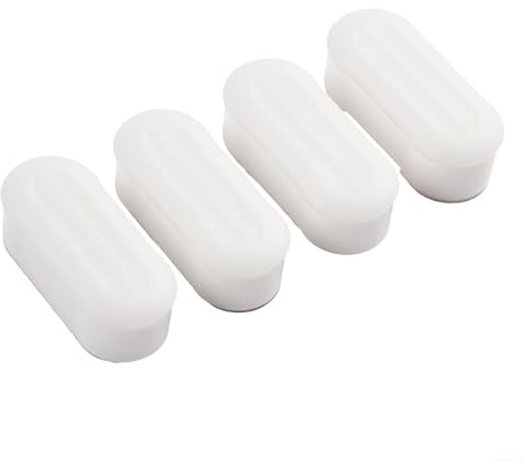 WIIYENA 4 x WC-Sitz-Stoßdämpfer-Pads, Ersatzteile, Bidet-Erhöhungen, rutschfest, Badezimmer-Hardware-Zubehör, Kunststoff, passend für WC-Abdeckung