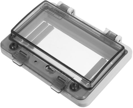 Hemobllo Coperchio Trasparente per Quadro Elettrico Vie Protezione Spruzzi e Polvere per Scatola Interruttore Resistente Intemperie per Uso Interno ed Esterno