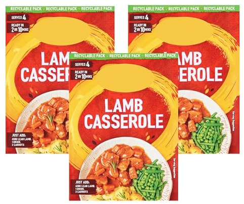Lamb Casserole Recipe Mix, 35g, No Artificial Colours or Flavourings, No Added Preservatives, Full of Flavour, pack of 3