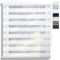 EFIXS Doppelrollo mit Kassette Montage Wand/Decke mit Bohren Breiten: 40-220, Höhe: bis 240 Hier: BxH (220 x 240) cm (Weiss) Premium Duorollo, oder ohne Bohren mit Klemmhalter am PVC-Fenster