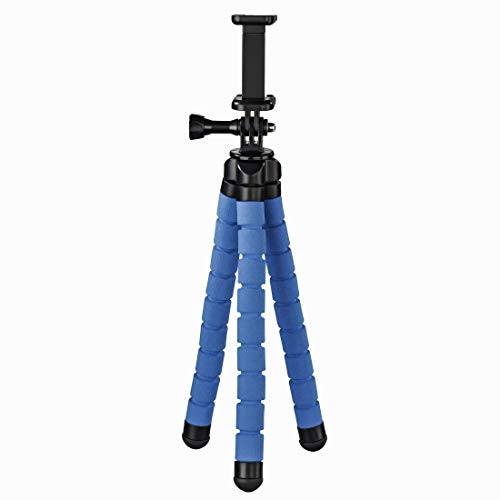 Hama Trépied Flex pour smartphone et GoPro, 26 cm, bleu
