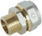 SOMATHERM FOR YOU, Raccord droit à visser pour tube multicouche Ø20 Mâle 15/21 - Installation facile sans outil, étanchéité optimale, démontable, compatible eau chaude/froide, pression max 10 bars