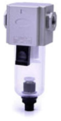 RIEGLER 178356-GAF 06 Filter »GA-mini«, mit PC-Behälter, 5 µm, BG 200, G1/4, Ablass: HA, 1Stk