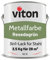 Viton Metallfarbe in Hellgrün - 3,5 Kg Metall-Schutzlack Seidenmatt - Dauerhafter Schutz & hohe Beständigkeit - 3in1 Grundierung & Deckfarbe - Metalllack direkt auf Rost - KE31 - RAL 6011 Resedagrün