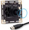 Svpro Full HD USB Kameramodul 1080P 30pfs H.264 Low Light Kamera Board mit Dual Mikrofon, 180 Grad Fisheye Industrie Video Kamera für Raspberry,Windows,Mac,Linux,Android