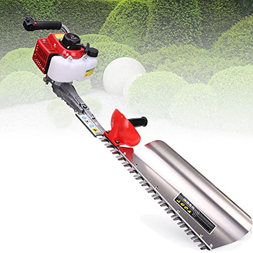 Benzin Heckenschere 2-Takt, Rasentrimmer Freischneider Handheld Heckenscheren für Garten Park Multifunktions Hochentaster für Beschneiden Strauchzweige, Kraftstofftank: 600ml