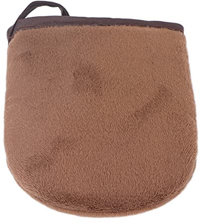 Bräunungshandschuhe, Elastischer wiederverwendbarer Selbstbräuner-Applikator Mikrofaser Non-Marking-Effekt Selbstbräuner-Handschuh zum Auftragen von Mousse für Lotionen zum Auftragen von(Braun)